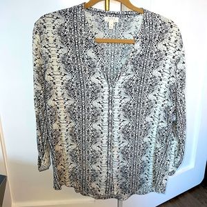 Soft Joie long sleeve blouse- size small